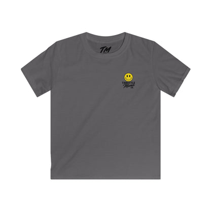 Throttle Kids Meltdown Tee | Youth Dirt Bike Shirt | Skull Smiley Moto Graphic Tee