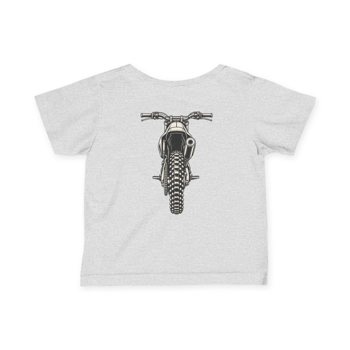 Front & Back Dirt Bike Tee | Throttle Minis Motocross Shirt | Infant Moto Tee