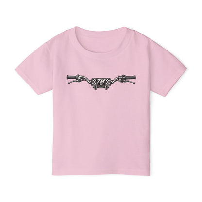 Throttle Tots Toddler Dirt Bike Shirt | Minimalist Moto Handlebars Tee | Motocross Kids Shirt