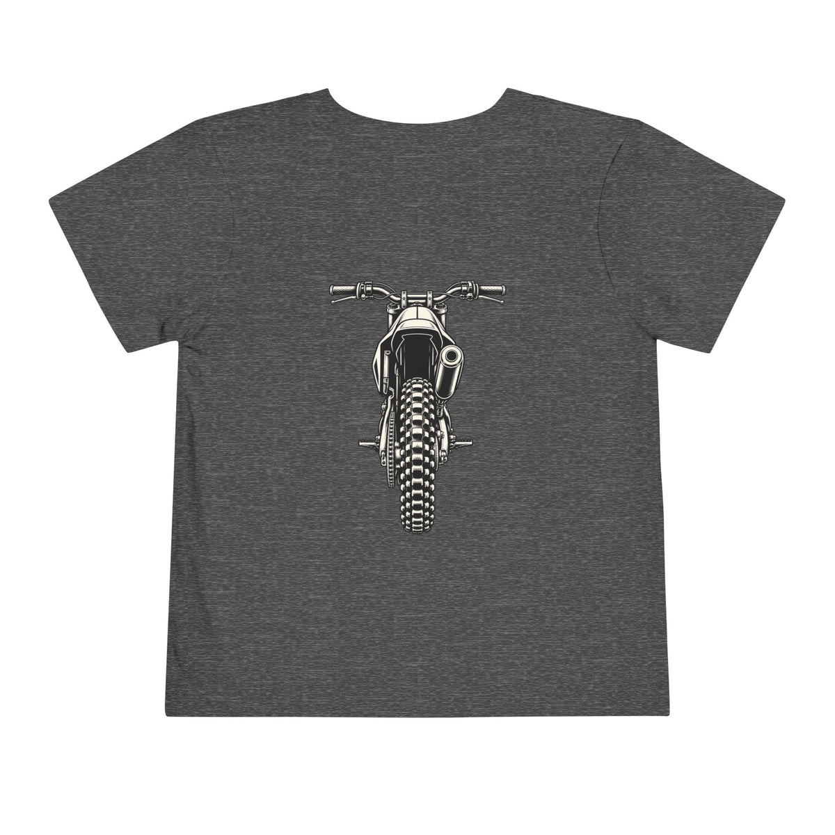 Front & Back Dirt Bike Tee | Throttle Tots Toddler Motocross Shirt | Toddler Moto Tee