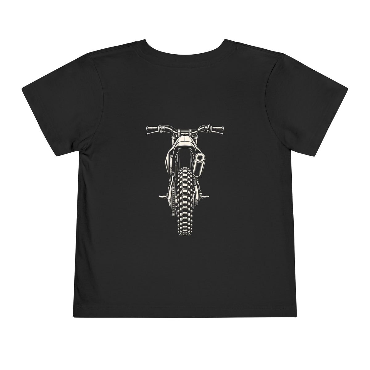 Front & Back Dirt Bike Tee | Throttle Tots Toddler Motocross Shirt | Toddler Moto Tee
