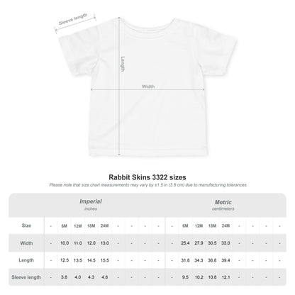 Motorcycle Handlebars Infant Tee | Minimal Bike Illustration