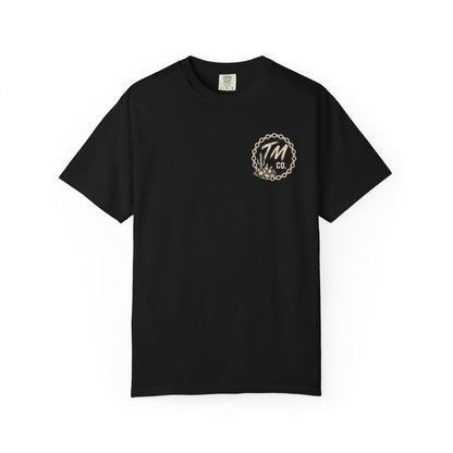 Throttle Mama + Daddy Desert Chain Tee | Vintage Moto Graphic Shirt | Dirt Bike Parent Tee